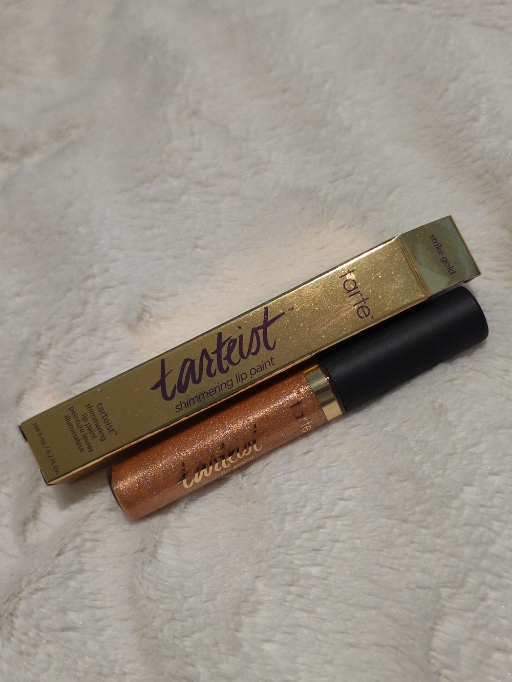 New Tarte Tarteist Shimmering Lip Paint in Shimmer Gold